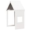 vidaXL Telhado de cama infantil 55x84x132 cm pinho maci&ccedil;o branco
