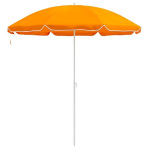 vidaXL Guarda-sol de Jardim 160 cm Poli&eacute;ster 170T Laranja