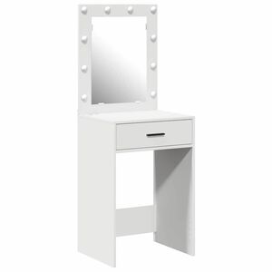 vidaXL Mesa de vestir Branco 50 x 41 x 135 cm Derivados de Madeira