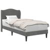 vidaXL Estrutura da Cama Cinzento-Escuro 90 x 190 cm Veludo
