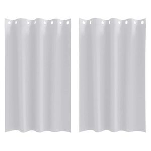 vidaXL Cortinas Blackout com Argolas 2 pcs Cinza Claro 175 x 140 cm