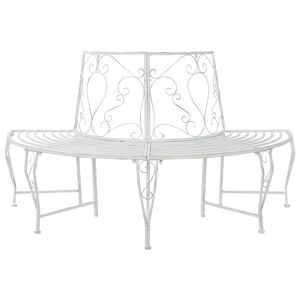 vidaXL Banco de &Aacute;rvore 4-N&uacute;mero de lugares 160 x 80 x 89 cm A&ccedil;o