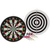 Abbey Darts Alvo de dupla face c/ 2 conjuntos de dardos 52AZ-UNI-Uni