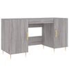 vidaXL Secret&aacute;ria 140x50x75 cm derivados de madeira cinzento sonoma