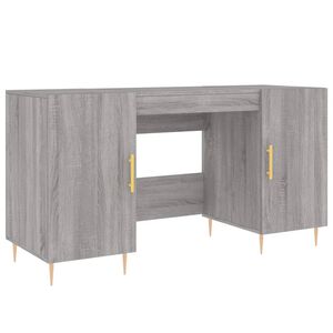 vidaXL Secret&aacute;ria 140x50x75 cm derivados de madeira cinzento sonoma