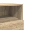 vidaXL Mesas de cabeceira 2pcs c/2gavetas 36x36x68 cm carvalho sonoma