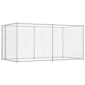 vidaXL Canil de exterior 382x192x185 cm