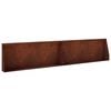 vidaXL Muro de Conten&ccedil;&atilde;o 2 unid. 100 x 12 x 30 cm A&ccedil;o Corten