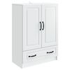 vidaXL Buffet com gaveta Branco 66 x 34,5 x 92 cm Derivados de Madeira