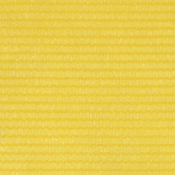 vidaXL Tela de varanda 120x300 cm PEAD amarelo