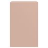 vidaXL Mesas de cabeceira 2 pcs 34,5x39x62 cm a&ccedil;o rosa