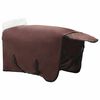 vidaXL Cobertor de Cavalo Marrom Escuro Completo 105 cm Fleece polar