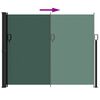 vidaXL Toldo lateral retr&aacute;til 160x500 cm verde-escuro