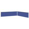 vidaXL Toldo lateral retr&aacute;til para p&aacute;tio 170x1200 cm azul
