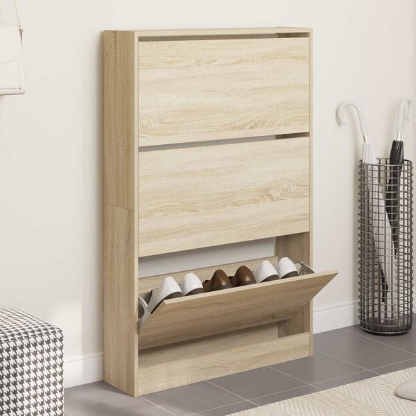 vidaXL Dobradi&ccedil;a de Gaveta Flip 12 pcs Prateado 235 x 155 x 30 mm