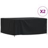 vidaXL Capas p/ mob&iacute;lia de jardim 2 pcs 200x165x80 cm 420D oxford