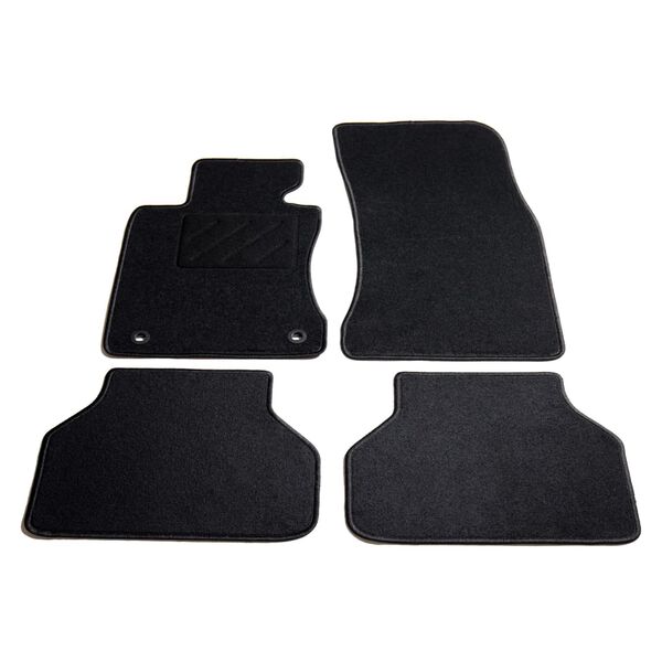 vidaXL 4 pcs conjunto tapetes de autom&oacute;veis para BMW E60/E61 s&eacute;rie 5