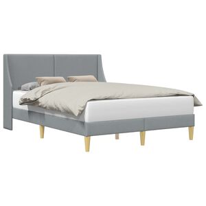 vidaXL Estrutura da Cama Liso com cabeceira placa de conex&atilde;o