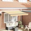 vidaXL Toldo Retr&aacute;til Amarelo 300 x 200 cm tecido