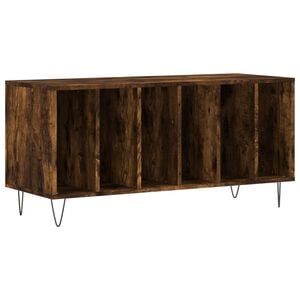 vidaXL Arm&aacute;rio p/ discos 100x38x48 cm deriv. madeira carvalho fumado