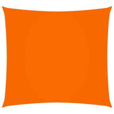 vidaXL Para-sol vela tecido oxford quadrangular 3,6x3,6 m laranja
