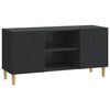 vidaXL Gabinete para TV 102 x 34,5 x 50 cm Preto Derivados de Madeira