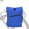vidaXL Bolsa de Bicicleta Azul 33 x 16 x 48 cm Poliéster
