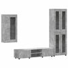 vidaXL Conjunto de m&oacute;vel de TV FLORIN 3 unid. Cinzento