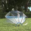 vidaXL C&uacute;pula de piscina redonda 376x188 cm PVC