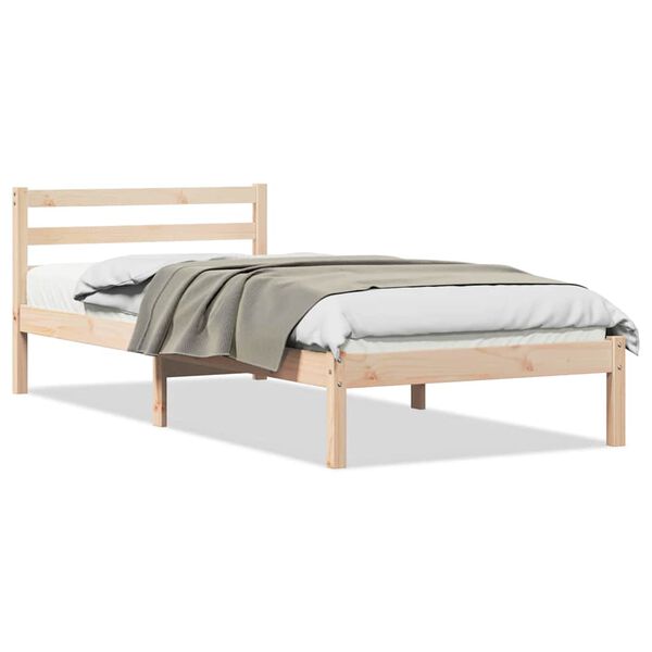 vidaXL Estrutura da Cama Castanho 208.6 x 157.6 x 69.4 cm