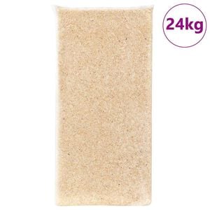 vidaXL aparas de madeira para cama de animais, madeira macia, 24 kg