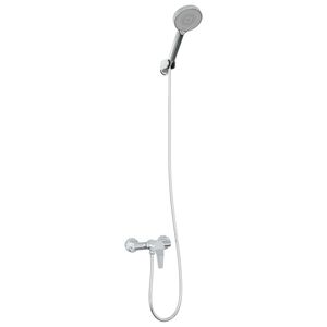 vidaXL Conjunto de Cabe&ccedil;a de Chuveiro Chrome G 1 / 2 polegadas Lat&atilde;o