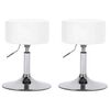 vidaXL Bancos de bar 2 pcs couro artificial branco
