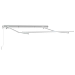 vidaXL Estrutura de Toldo Manual Branco 2,5 x 2 m Metal