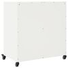 vidaXL Aparador 68x39x72 cm a&ccedil;o branco