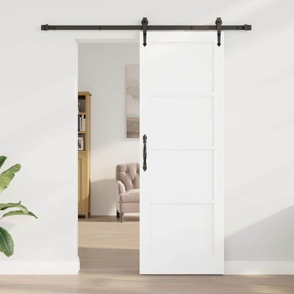 vidaXL Porta Deslizante ORKDAL Branco 73,5 x 211 cm