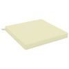 vidaXL Almofadas de Assento SOEST 100% Poli&eacute;ster Creme 60 x 60 x 7 cm