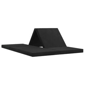 vidaXL Sof&aacute; Cama Dobr&aacute;vel 140 x 67 x 45 cm Preto