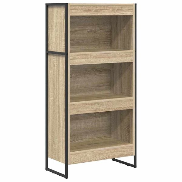 vidaXL Gabinete de Livros Sonoma 80 x 30 x 155 cm Madeira processada