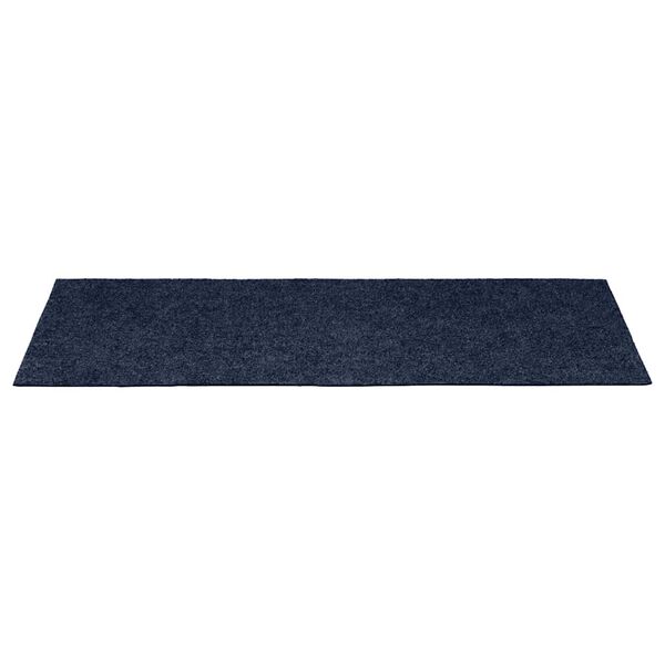vidaXL Tapetes de escada autoadesivos 30 pe&ccedil;as 60x25 cm azul marinho retangular