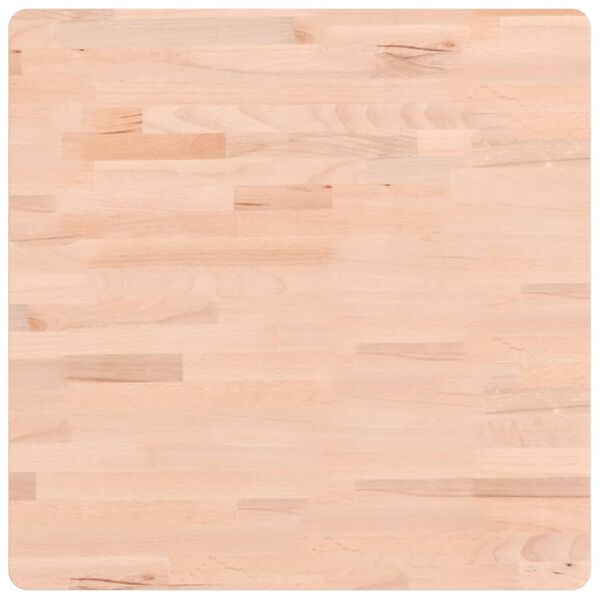 vidaXL Tampo de mesa quadrado 60x60x2,5 cm madeira de faia maci&ccedil;a