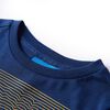 T-shirt de manga comprida para crian&ccedil;a azul-marinho 140