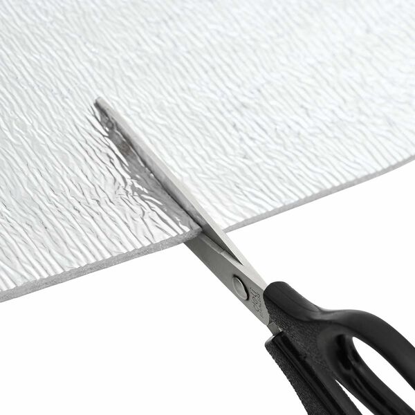 vidaXL Refletor de calor para radiador Prateado 15 x 1 m Polietileno