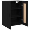 vidaXL Estante de Parede Carvalho Preto 69,5 x 34 x 90 cm