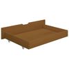vidaXL Estrutura cama c/ 4 gavetas 160x200cm pinho maci&ccedil;o castanho mel