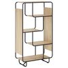 vidaXL Aparador alto Carvalho Sonoma 80 x 37.5 x 144 cm