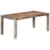 vidaXL Mesa de jantar 180x90x76 cm madeira de ac&aacute;cia maci&ccedil;a cinzento