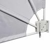 vidaXL Toldo lateral dobr&aacute;vel para varanda 160x240 cm cinzento