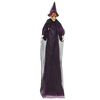 vidaXL Bruxa falante de Halloween Roxo 216 x 125 cm Poli&eacute;ster