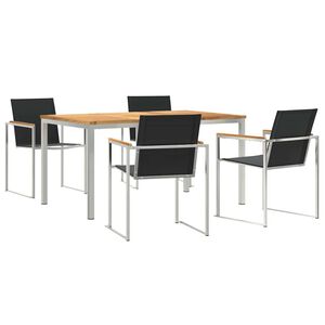 vidaXL Conjunto de Jantar para Jardim 5 unid.